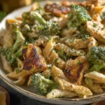 Creamy Cajun Chicken & Broccoli Pasta