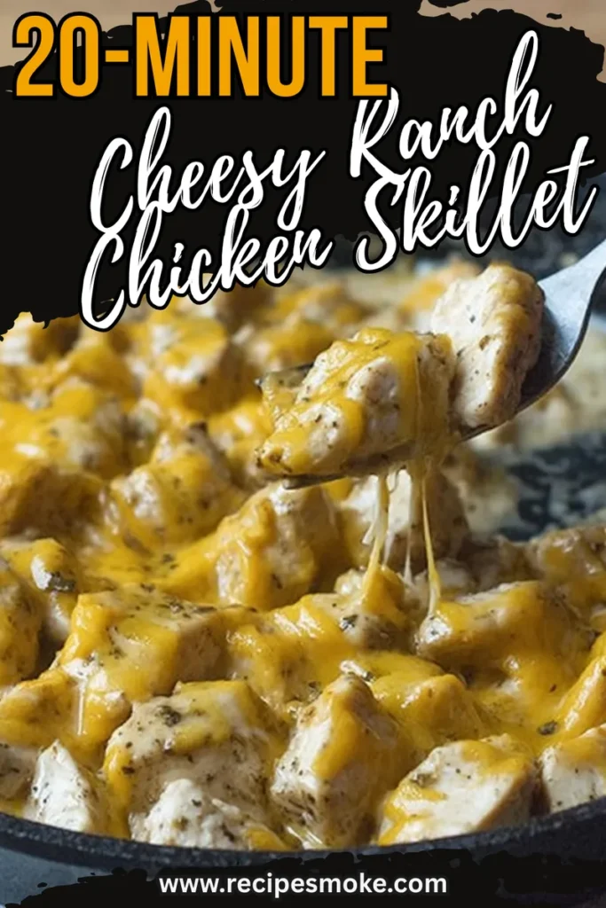 Cheesy Ranch Chicken Skillet