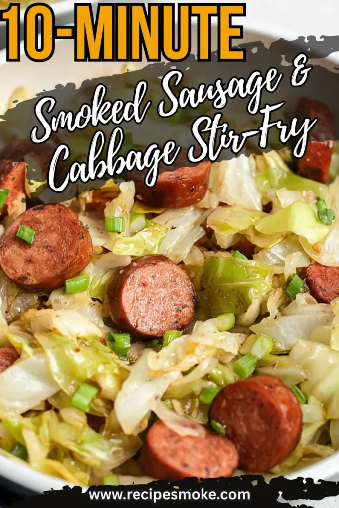Smoked Sausage & Cabbage Stir-Fry