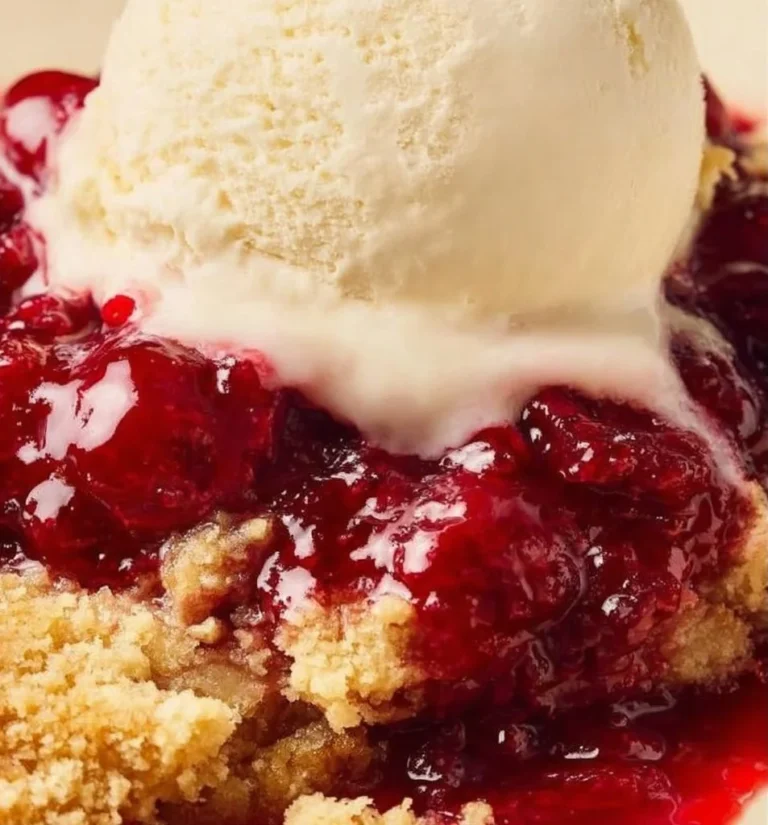 Easy Cherry Dump Cake