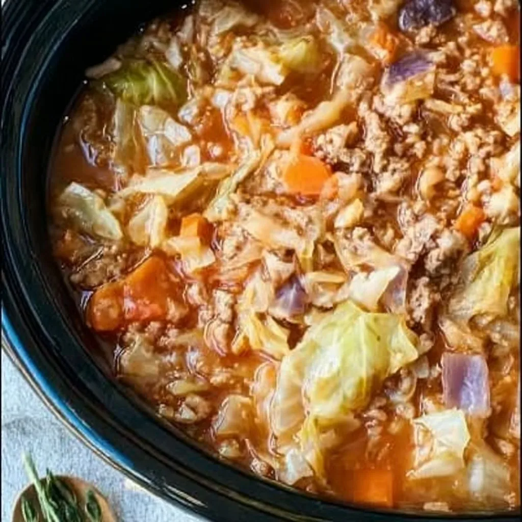 Hearty Slow-Cooked Cabbage Comfort Bowl