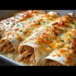 Creamy High-Protein Chicken Enchiladas
