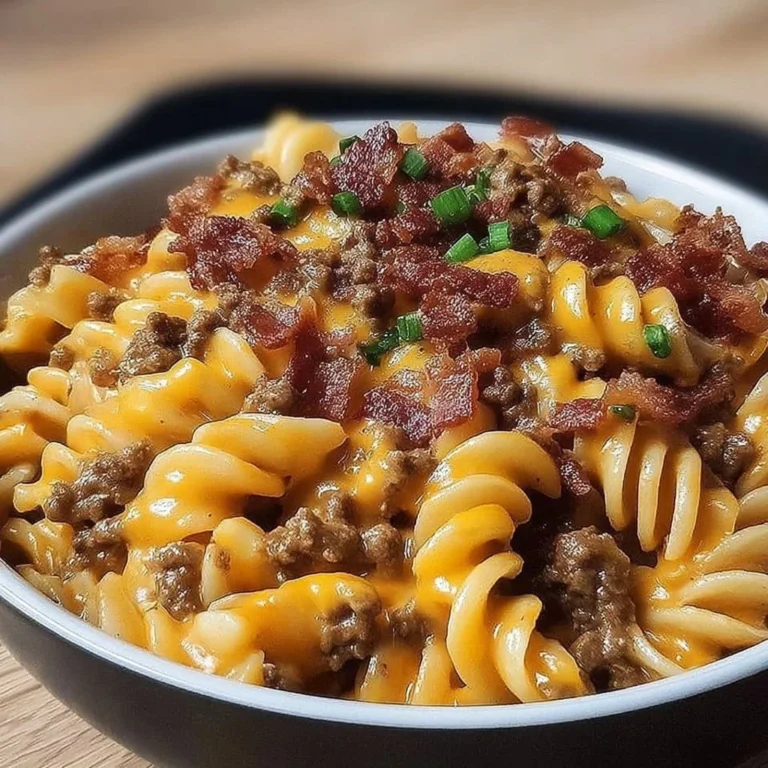 Bacon Cheeseburger Pasta