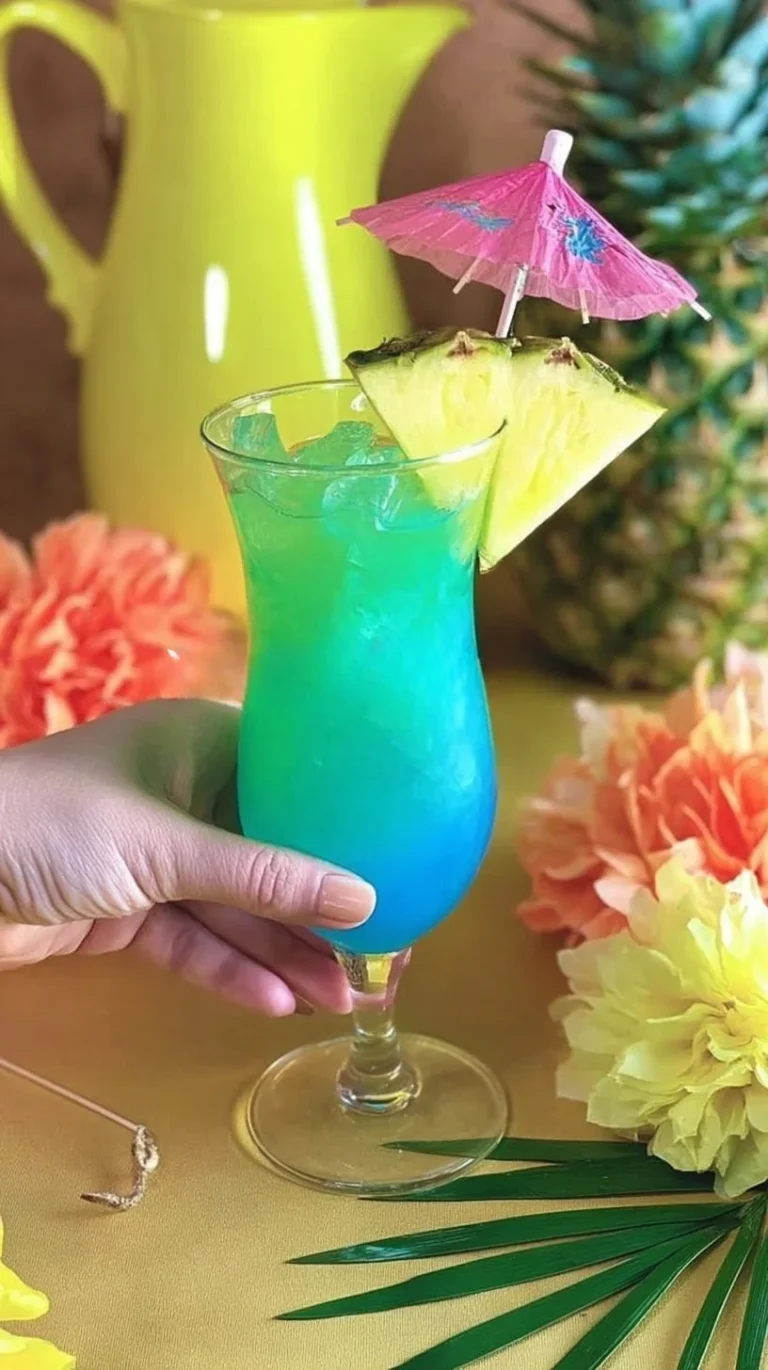 Blue Hawaii Mocktail