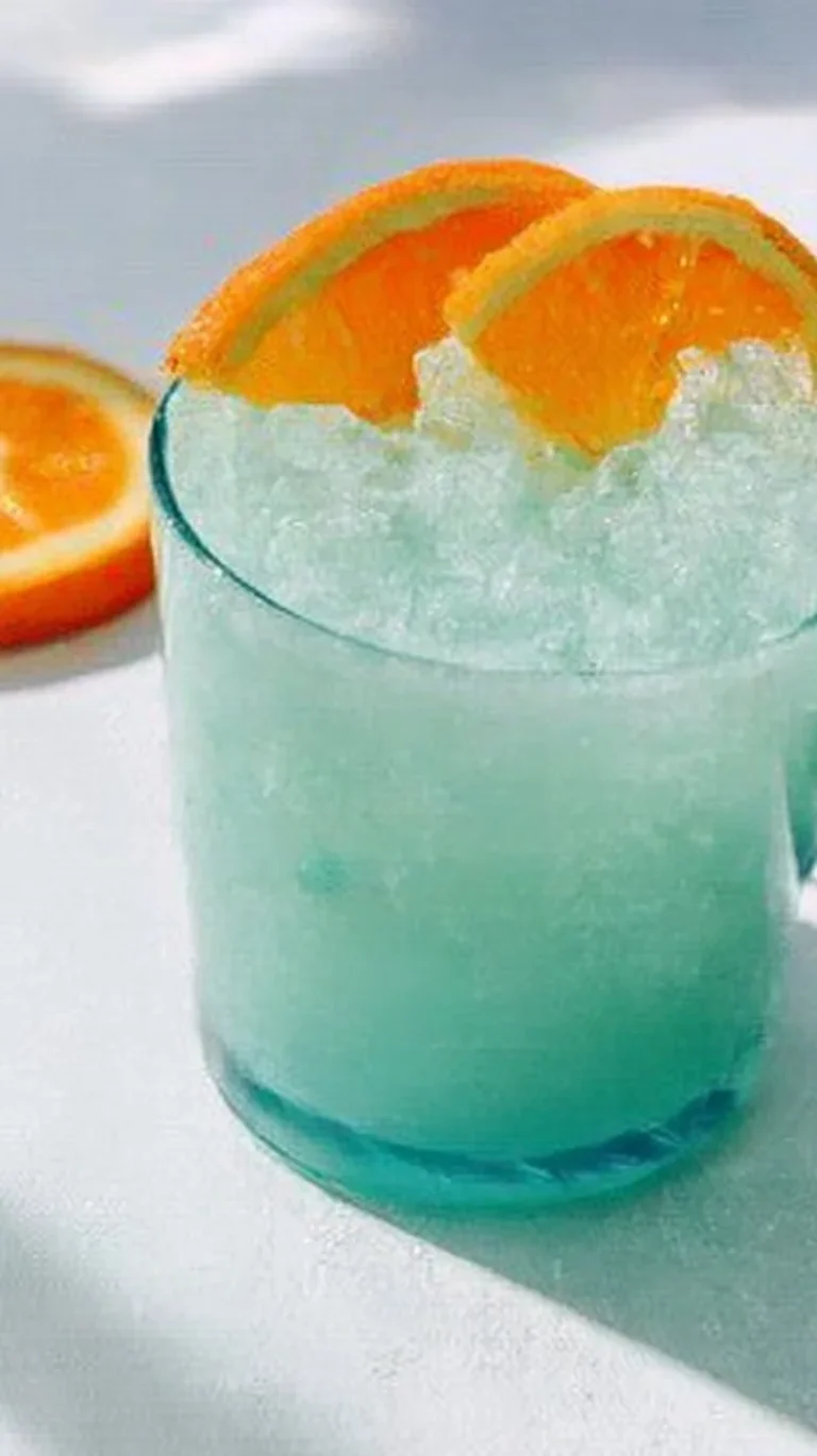 Blue Hawaiian Mocktail Drink Recipe
