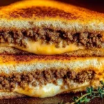 Cheesy Beef Sandwich