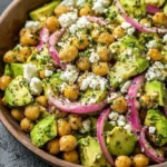 Chickpea, Feta and Avocado Salad