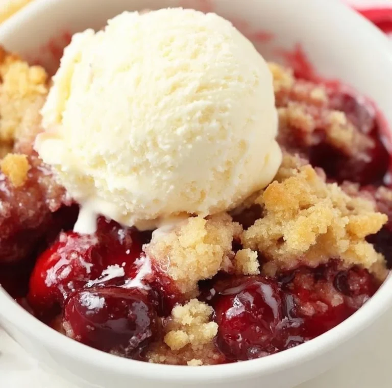 Cozy Vegan Cherry Cobbler