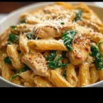 Creamy Garlic Parmesan Chicken Pasta
