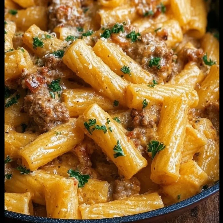 Creamy Italian Sausage Rigatoni