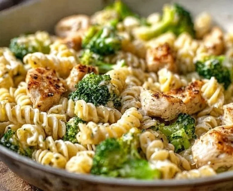 Creamy Rotisserie Chicken Broccoli Pasta