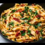 Creamy Vegan Sun-Dried Tomato Pasta