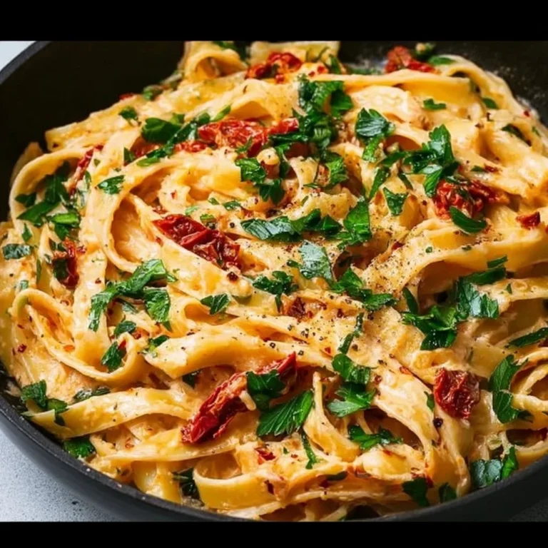 Creamy Vegan Sun-Dried Tomato Pasta