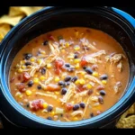Crockpot Chicken Tortilla Soup