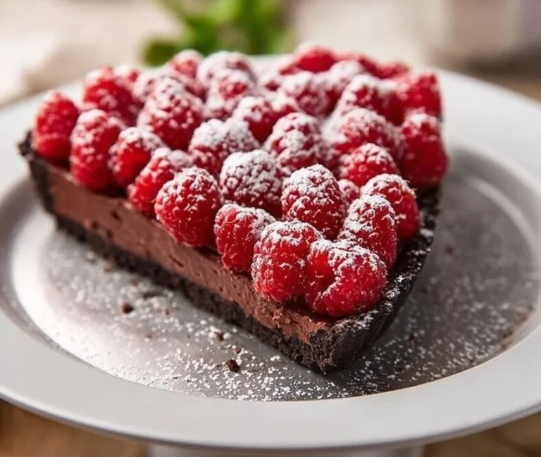 Easy Chocolate Raspberry Tart