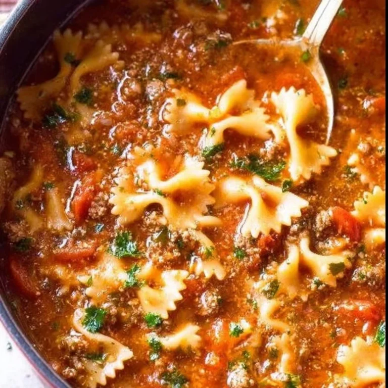 Easy Lasagna Soup