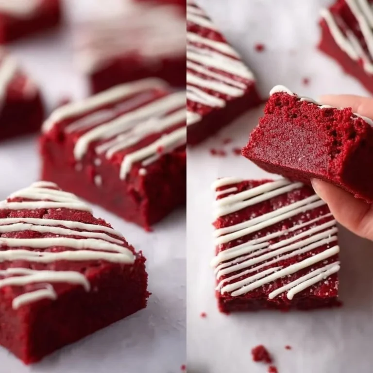 Fudgy Red Velvet Brownies