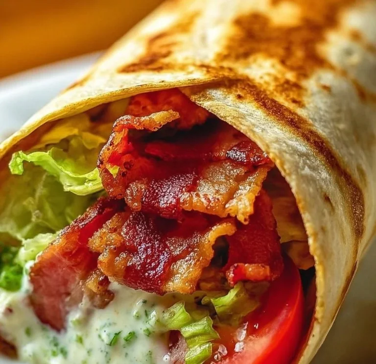 Healthy BLT Wraps with Secret Sauce