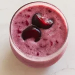 Healthy Cherry Ice Cream Smoothie