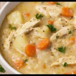 Healthy Chicken Pot Pie Soup