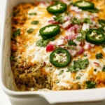 Healthy Salsa Verde Chicken Casserole