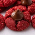 Red Velvet Blossoms Cookies
