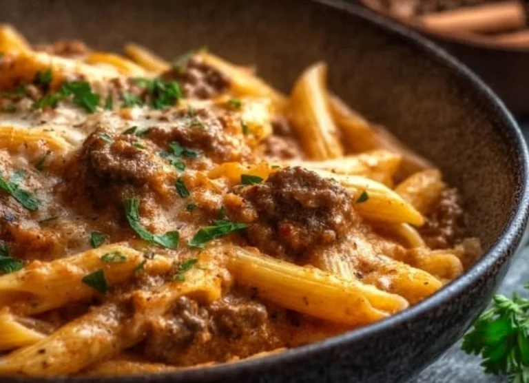 High Protein Creamy Beef Pasta Recipe for Quick Weeknight Dinners