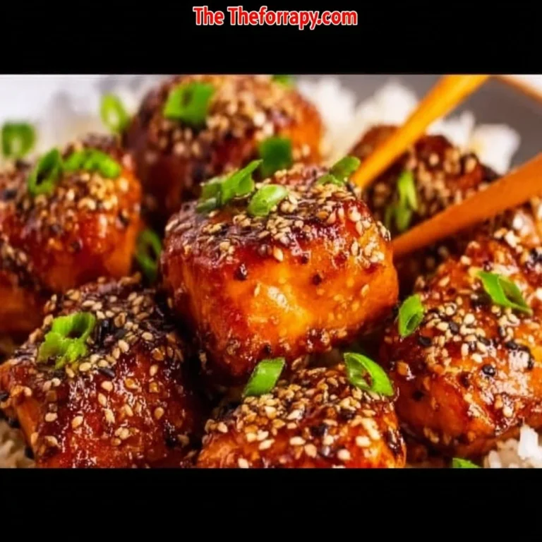 Honey Garlic Salmon Bites