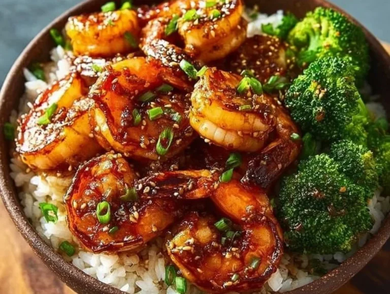 Honey Garlic Shrimp Bowls