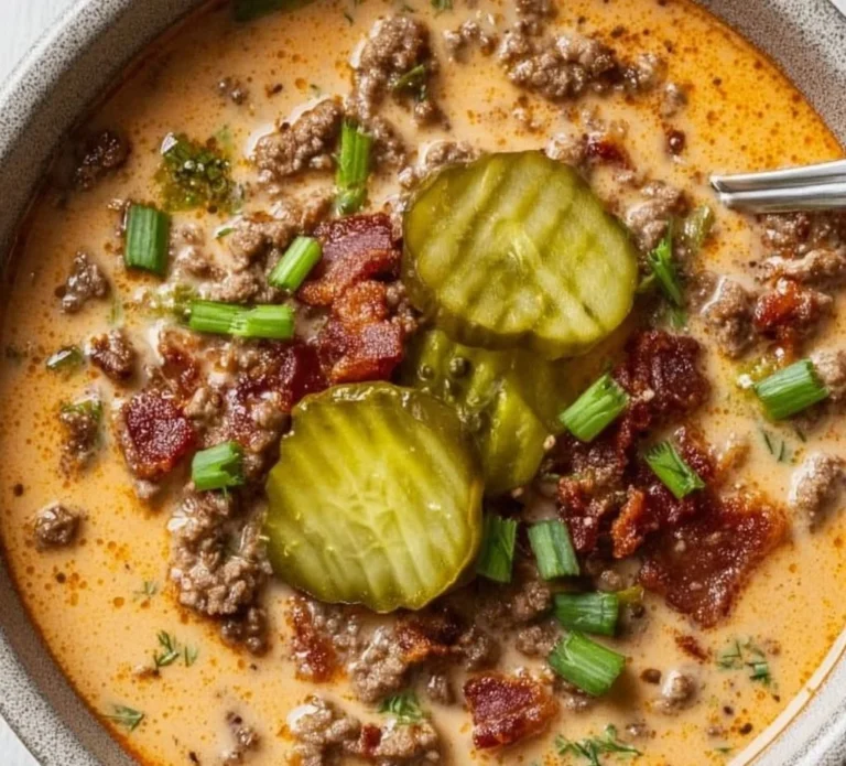 Keto Cheeseburger Soup