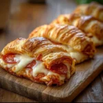 Mozzarella Pepperoni Croissant Rolls