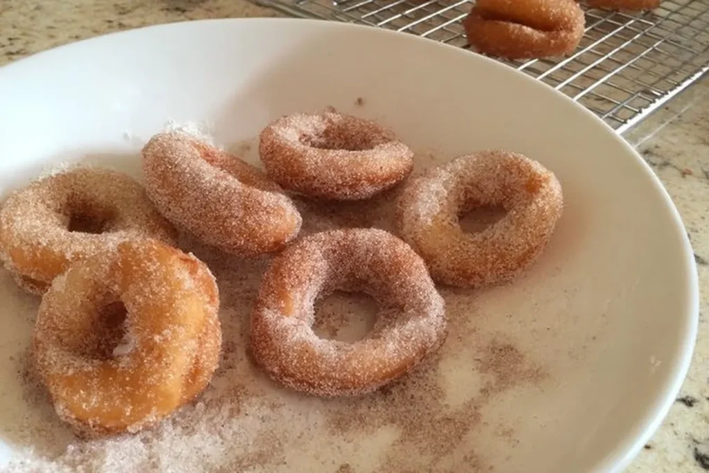 Pancake Mix Funnel Cake Donuts