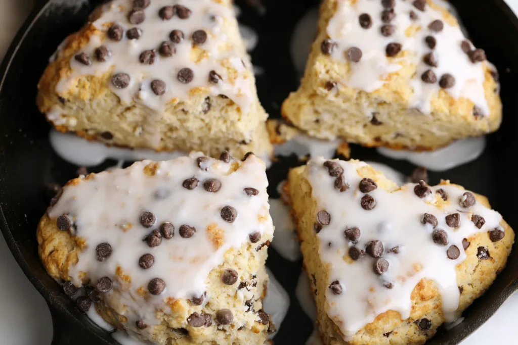 Chocolate Chip Pancake Mix Scone Bites