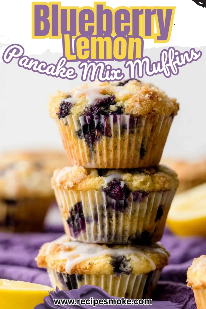 Blueberry Lemon Pancake Mix Muffins
