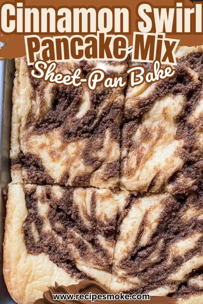 Cinnamon Swirl Pancake Mix Sheet-Pan Bake