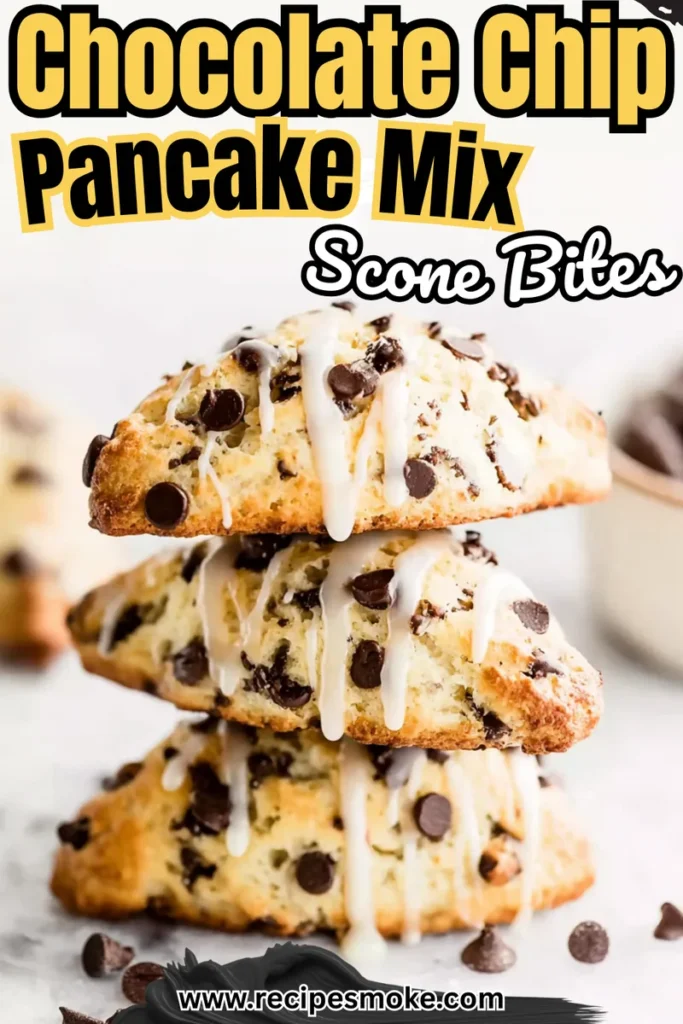 Chocolate Chip Pancake Mix Scone Bites