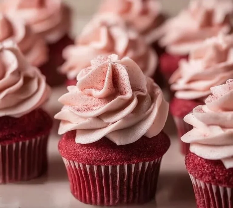 Pink Velvet Cupcakes