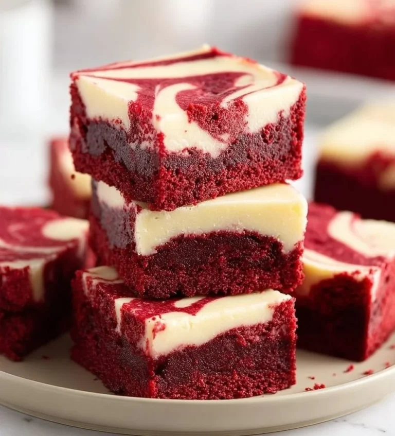 Red Velvet Cheesecake Brownies