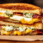 Roasted Jalapeño Popper Grilled Cheese