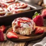 Strawberry Cheesecake Cinnamon Rolls