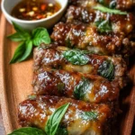 Thai Basil Beef Rolls