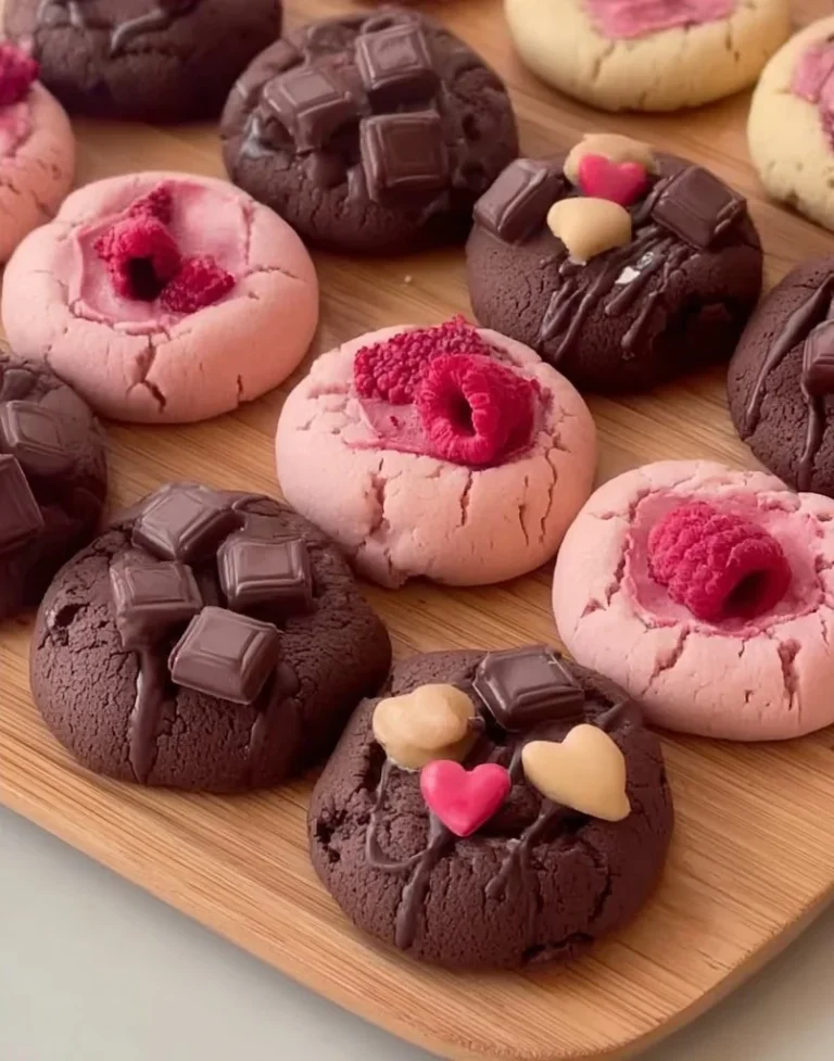 Valentine Ganache Cookies