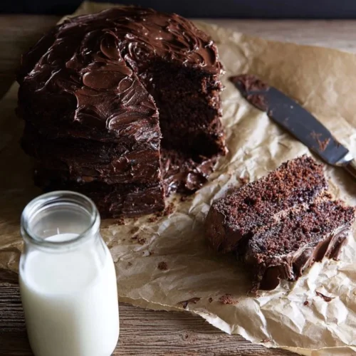 Delicious 30 Minute Chocolate Cake for Two, perfect for a quick dessert.