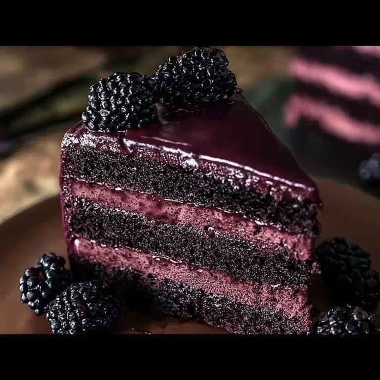 Blackberry Velvet Gothic Cake: A Dark, Lush Dessert Dream