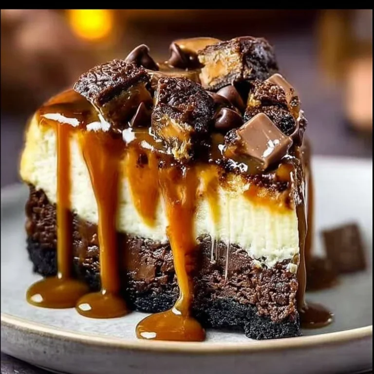 Caramel Brownie Cheesecake