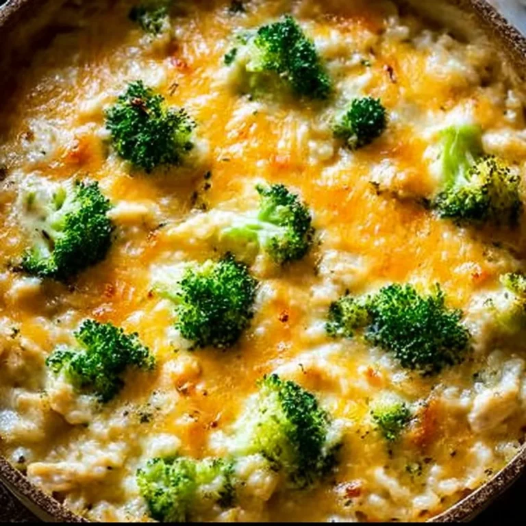 Chicken Broccoli Rice Cheese Casserole