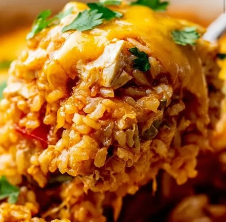 Chicken Enchilada Rice Casserole