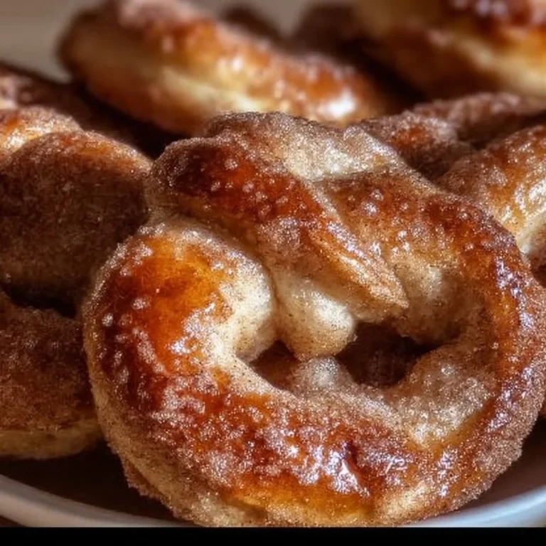 Cinnamon Sugar Soft Pretzels