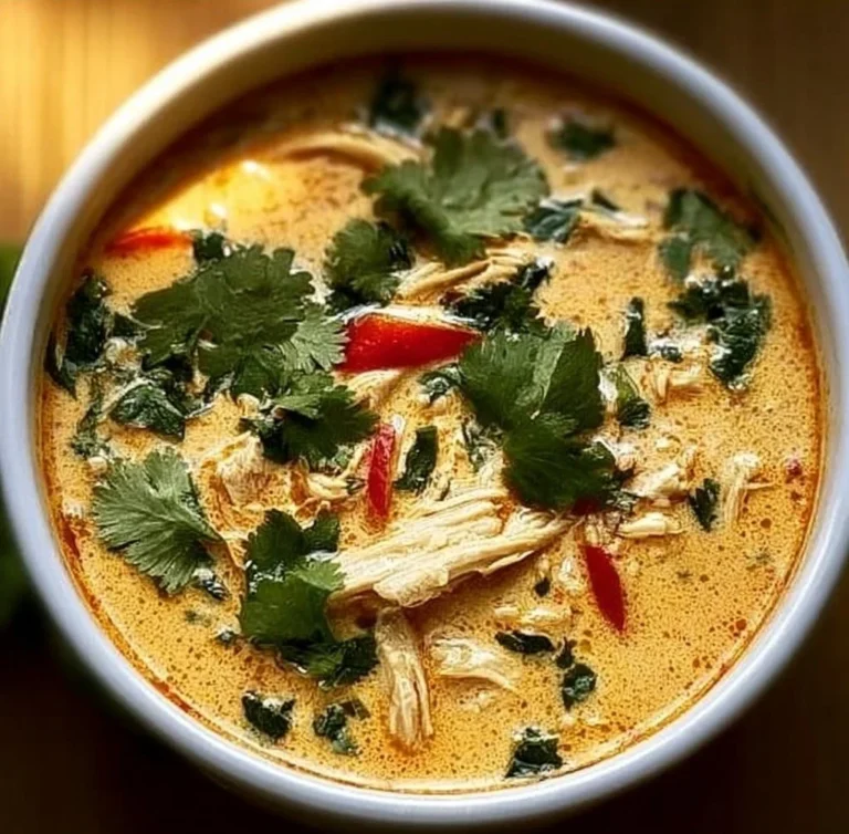 Crockpot Thai Coconut Chicken Soup