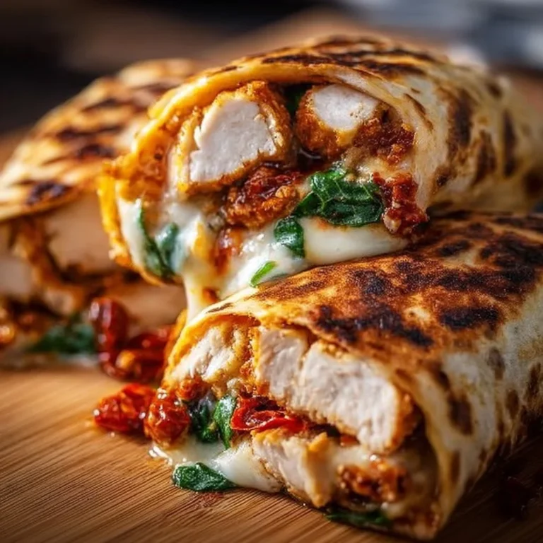 Crunchy Crispy Air Fryer Chicken & Mozzarella Wraps